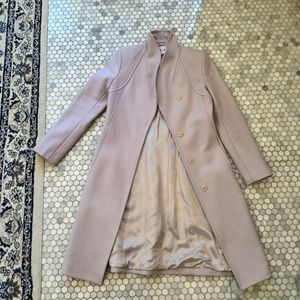 Reiss wool blend lilac coat light pilling